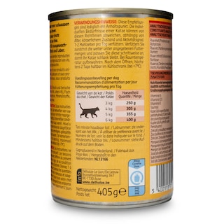 Delhaize | Aliment chat | Terrine | Adult | Mix viande 