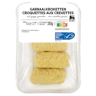 Delhaize | Kroketten | Grijze garnalen | 4 Stuks 
