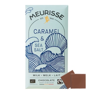 Meurisse | Melk Chocolade | Karamel & Zeezout | fairtrade | Bio 