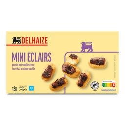 Delhaize | Mini éclairs 12 pc