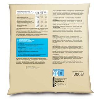 Delhaize | Partjes | Zoete aardappel 600 gr