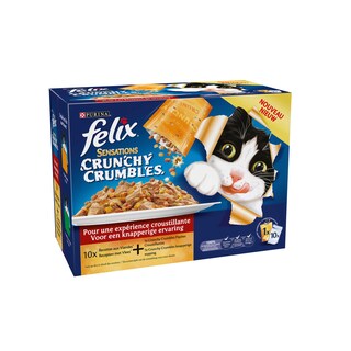 Felix | Kattenvoeding | Sensations | Vlees+Crunchy cr 
