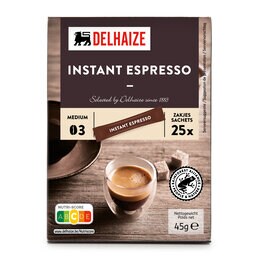 Delhaize | Koffie | Espresso | Oplos | Sticks 25 x 1,8 gr