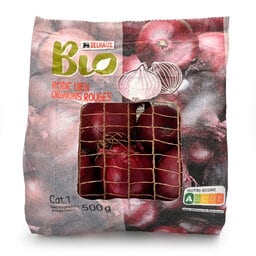 Delhaize | Bio | Oignons | Rouges | Emballés | Bio 