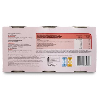 Delhaize | Tomaten | Hele | Gepelde 3 x 400 gr