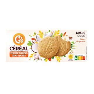 Céréal | Biscuit | Coco | Faible en sucre 132 gr