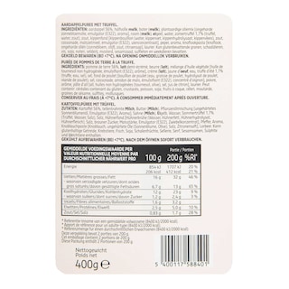 Delhaize | Purée | Truffes 