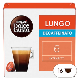 Nescafé | Dolce Gusto | Koffie Lungo cafeïnevrij | 16 capsules 
