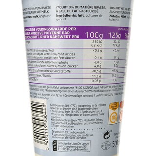 Delhaize | Skyr | Yaourt | Nature 500 gr