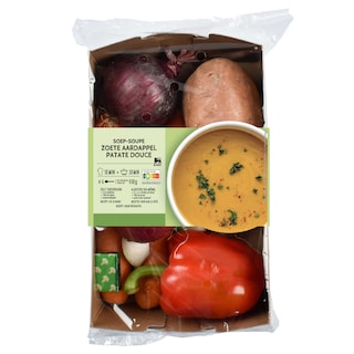 Delhaize | Maaltijdbox | Zoete aardappelsoep 