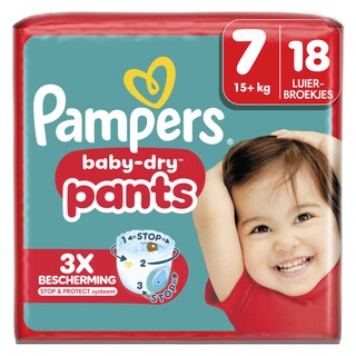 Pampers | Baby Dry Pants | Culottes | Taille 7 18 pc