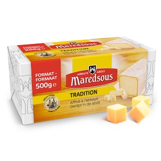 Maredsous | Fromage d'Abbaye | Bloc Tradition 500 gr