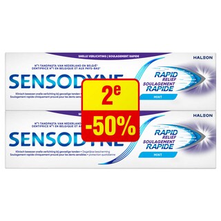 Sensodyne | Tandpasta | Rapid Relief | Gevoelige Tanden 