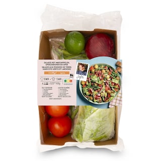 Delhaize | Maaltijdbox | Krieltjes | Boontjes | Spek 
