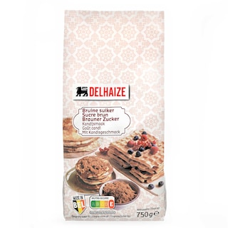 Delhaize | Suiker | Bruin | Cassonadesmaak 