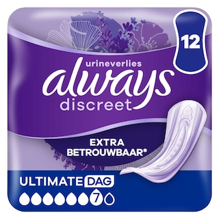 Always | Discreet | Verbanden | Urineverlies | Dag 