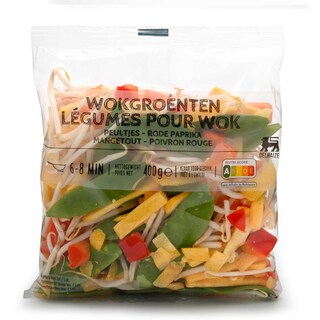 Delhaize | Wok | Peulen | Paprika 400 gr