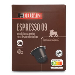 Delhaize | Café | Espresso 9 | Nespresso caps 