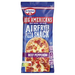 Dr. oetker | Big Americans | Pizza | Airfryer | Beef | Pepperoni 