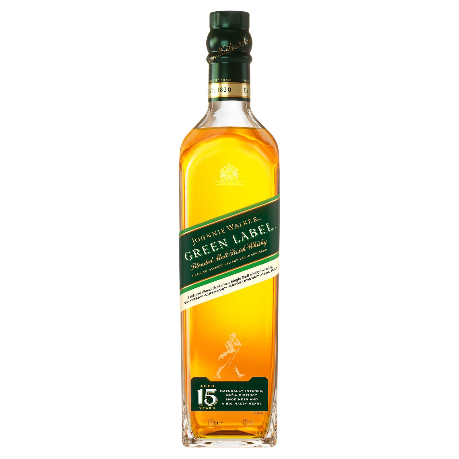 Johnnie Walker Green Label | Mix blended | 15Y | 43% alc