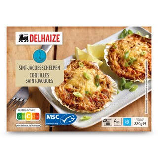Delhaize | Sint-Jakobsschelpen 2 x 110 gr