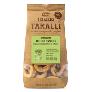 Puglia Sapori | Snack | Taralli | Finocchio 250 gr