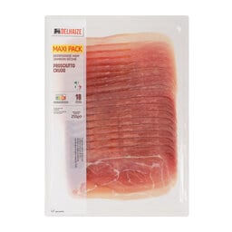 Delhaize | Jambon cru | Italien | Tranches | Maxi pack 