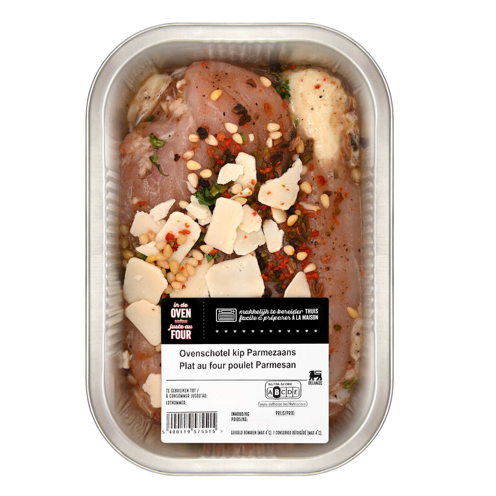 Delhaize Filet | Kip | Parmezaan | Ovenschotel
