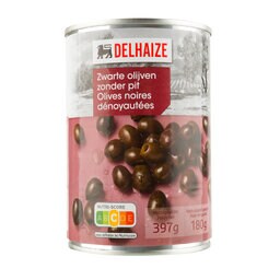 Delhaize | Olijven | Zwart | Ontpit 