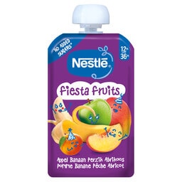 Nestlé | Knijpzakje | Appel Banaan Perzik | 12M 