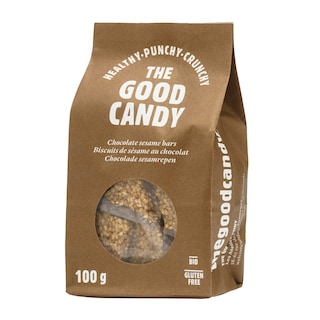 The Good Candy | Barres | Sésame | Chocolat | Bio | Sans gluten 