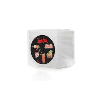 Belix | Design en Bouche | Assiette | Carré | Amuse bouche | 24 pc 