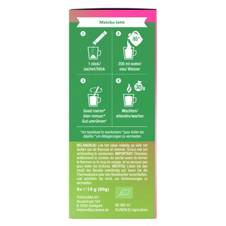 Purasana | Thee | Matcha Latte | Poeder | Bio 