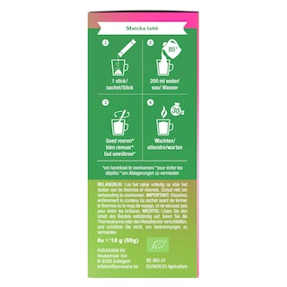Purasana | Thé | Matcha Latte | Poudre | Bio 