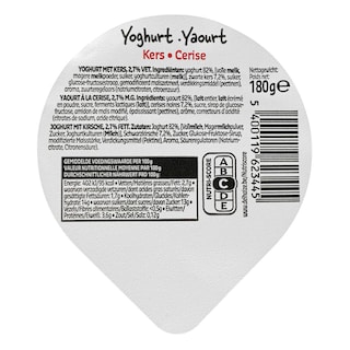 Delhaize | Yaourt | Cerise 180 gr