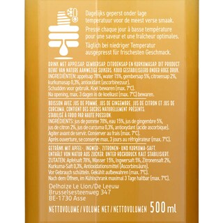 Delhaize | Raw Lemonade | Gember | Kurkuma 