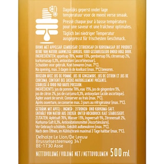 Delhaize | Raw Lemonade | Gember | Kurkuma 