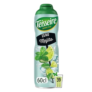 Teisseire | Zéro | Sirop | Mojito | Zéro Sucres 