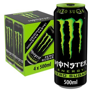 Monster | Energy | Boisson énergique | Zero 4 x 50 cl