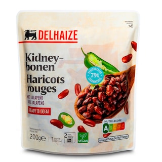Delhaize | Rode Bonen Jalapeno | Limoen| Ready to Heat 