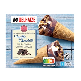 Hoorntjes Vanille - chocolade