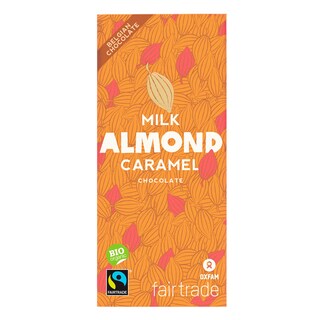 Oxfam | Chocolade | Melk Amandel Karamel | fairtrade | bio 
