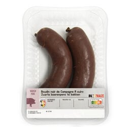 Delhaize | Boudins de campagne | Noir +/- 240 gr