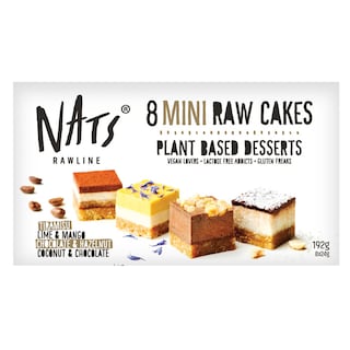 Nats Rawline | Mini raw cakes | 8pc 