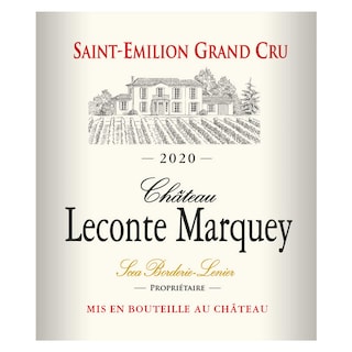 Chateau Leconte Marquey | Saint-Émilion Grand Cru | 2020 75 cl