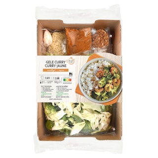 Delhaize | Maaltijdbox | Gele curry 