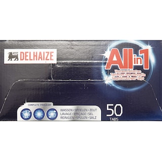 Delhaize | Tablettes Lave-Vaisselle | All-in-One | 50st 