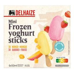 Delhaize | Yaourt | Stick | Mangue | Fraise 6 x 5 cl