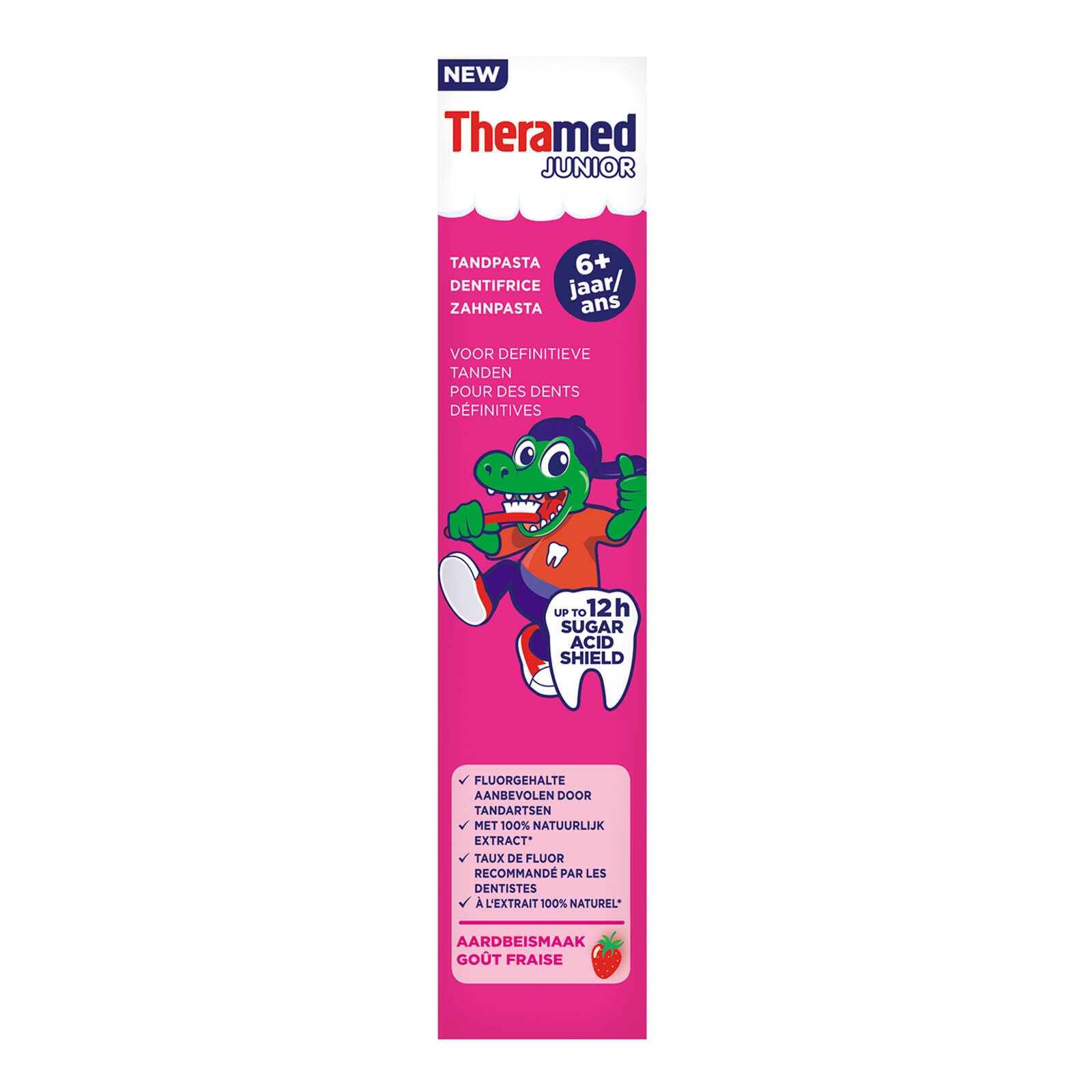 Theramed Tandpasta | Kind | Junior | 6+ jaar | Aardbei