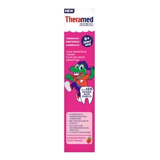 Theramed | Tandpasta | Kind | Junior | 6+ jaar | Aardbei 